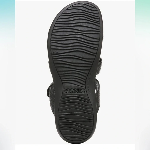 VIONIC AMBER ADJUSTABLE SANDAL -
BLACK Sz : 12 - Picture 11 of 11